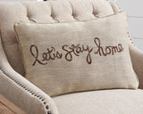 Lets Stay Home Pillow (Set of 4)