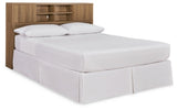 Thadamere King/California King Storage Headboard Bed with 2 Nightstands