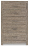 Culverbach Queen Panel Bed with Mirrored Dresser, Chest and 2 Nightstands