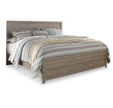 Culverbach King Panel Bed with Mirrored Dresser, Chest and 2 Nightstands