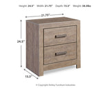 Culverbach Full Panel Bed with Mirrored Dresser, Chest and 2 Nightstands