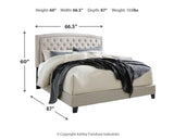 Jerary Queen Upholstered Bed with Mattress