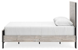 Vessalli Queen Panel Bed with Mirrored Dresser