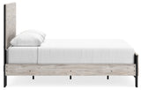Vessalli Queen Panel Bed with Mirrored Dresser and 2 Nightstands