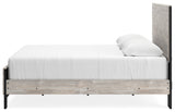 Vessalli King Panel Bed with Mirrored Dresser and Chest