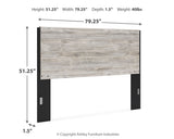 Vessalli King Panel Headboard with Mirrored Dresser and Nightstand