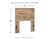 Hyanna Twin Panel Headboard with Mirrored Dresser and Nightstand