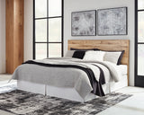 Hyanna King Panel Headboard with Mirrored Dresser and Nightstand
