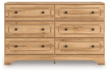 Galletyn Six Drawer Dresser