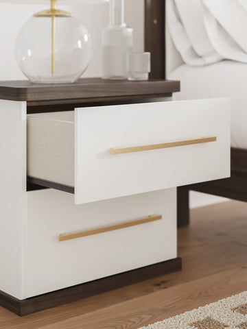 Mazilar Two Drawer Night Stand