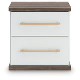Mazilar Two Drawer Night Stand