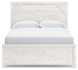 Gerridan Queen Panel Bed with Mirrored Dresser and Nightstand
