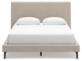 Cielden Queen Upholstered Bed with Roll Slats