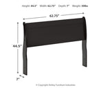 Huey Vineyard Queen Sleigh Headboard Bed with Mirrored Dresser