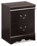 Huey Vineyard Queen Sleigh Headboard Bed with Mirrored Dresser and 2 Nightstands