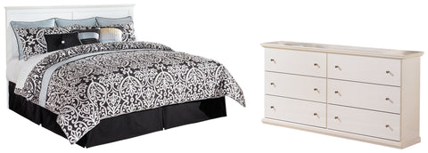 Bostwick Shoals King/California King Panel Headboard Bed with Dresser