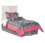 Bostwick Shoals Twin Panel Headboard Bed with Mirrored Dresser, Chest and 2 Nightstands