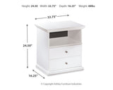 Bostwick Shoals Queen/Full Panel Headboard Bed with Mirrored Dresser, Chest and Nightstand