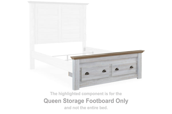 Haven Bay Queen Storage Footboard