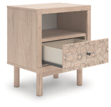 Shapella One Drawer Night Stand