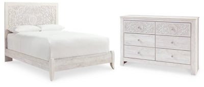 Paxberry Queen Panel Bed with Dresser