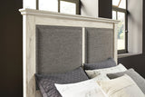 Cambeck King/California King Upholstered Panel Headboard with Dresser