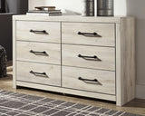 Cambeck Twin Panel Bed with 4 Storage Drawers with Dresser