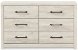Cambeck King/California King Upholstered Panel Headboard with Dresser