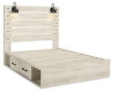 Cambeck Queen Panel Bed with 4 Storage Drawers