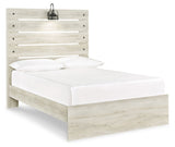 Cambeck Full Panel Bed with Mirrored Dresser, Chest and Nightstand