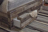 Derekson Full Panel Bed with 6 Storage Drawers