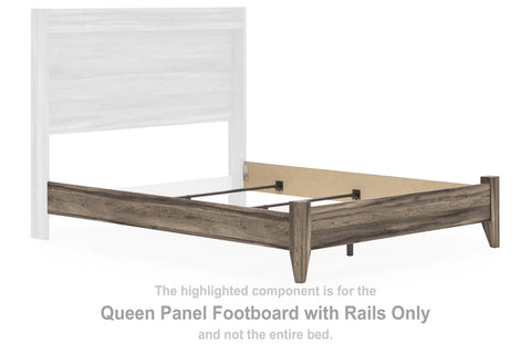 Baystorm Queen Panel Footboard w/Rails
