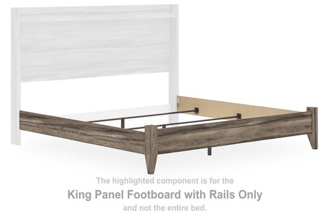 Baystorm King Panel Footboard w/Rails
