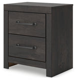 Delmorta Two Drawer Night Stand