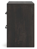 Delmorta Two Drawer Night Stand
