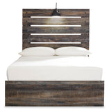 Drystan Full Panel Bed with 4 Storage Drawers