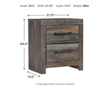 Drystan Queen Panel Bed with Mirrored Dresser and Nightstand