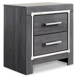 Lodanna Queen/Full Upholstered Panel Headboard Bed with Mirrored Dresser, Chest and Nightstand