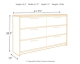 Baystorm Queen Panel Headboard with Dresser