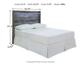 Baystorm Full Panel Headboard Bed with Dresser