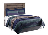 Zelen Full Panel Headboard Bed with Dresser