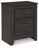 Brinxton King/California King Panel Headboard Bed with Mirrored Dresser and 2 Nightstands