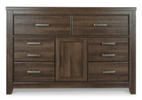 Juararo Queen Poster Bed with Dresser