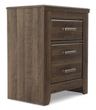 Juararo Queen Panel Headboard Bed with Mirrored Dresser and 2 Nightstands