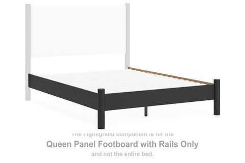 Cadmori Queen Panel Footboard w/Rails