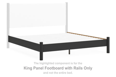 Cadmori King Panel Footboard w/Rails