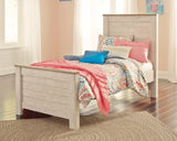 Willowton Twin Panel Bed with Nightstand