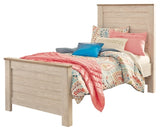 Willowton Twin Panel Bed with Nightstand