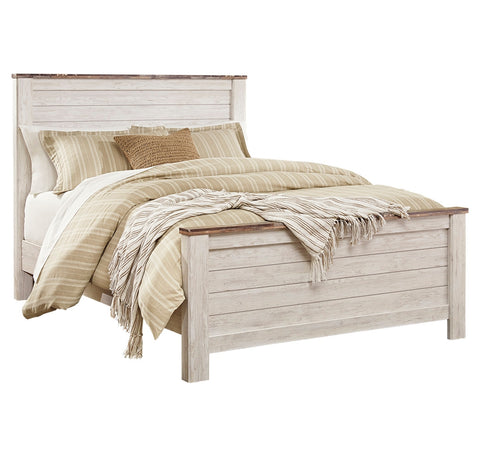 Willowton Queen Panel Bed with Mattress