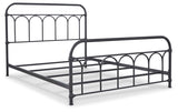 Nashburg Queen Metal Bed with Mattress